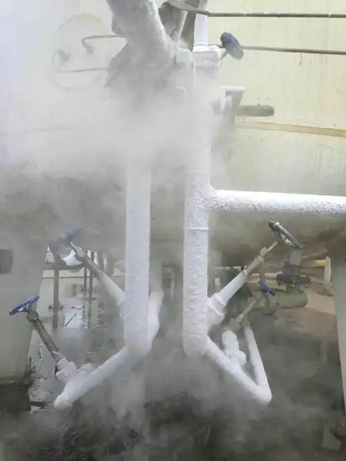 液氮管道結霜 液氮管道結霜